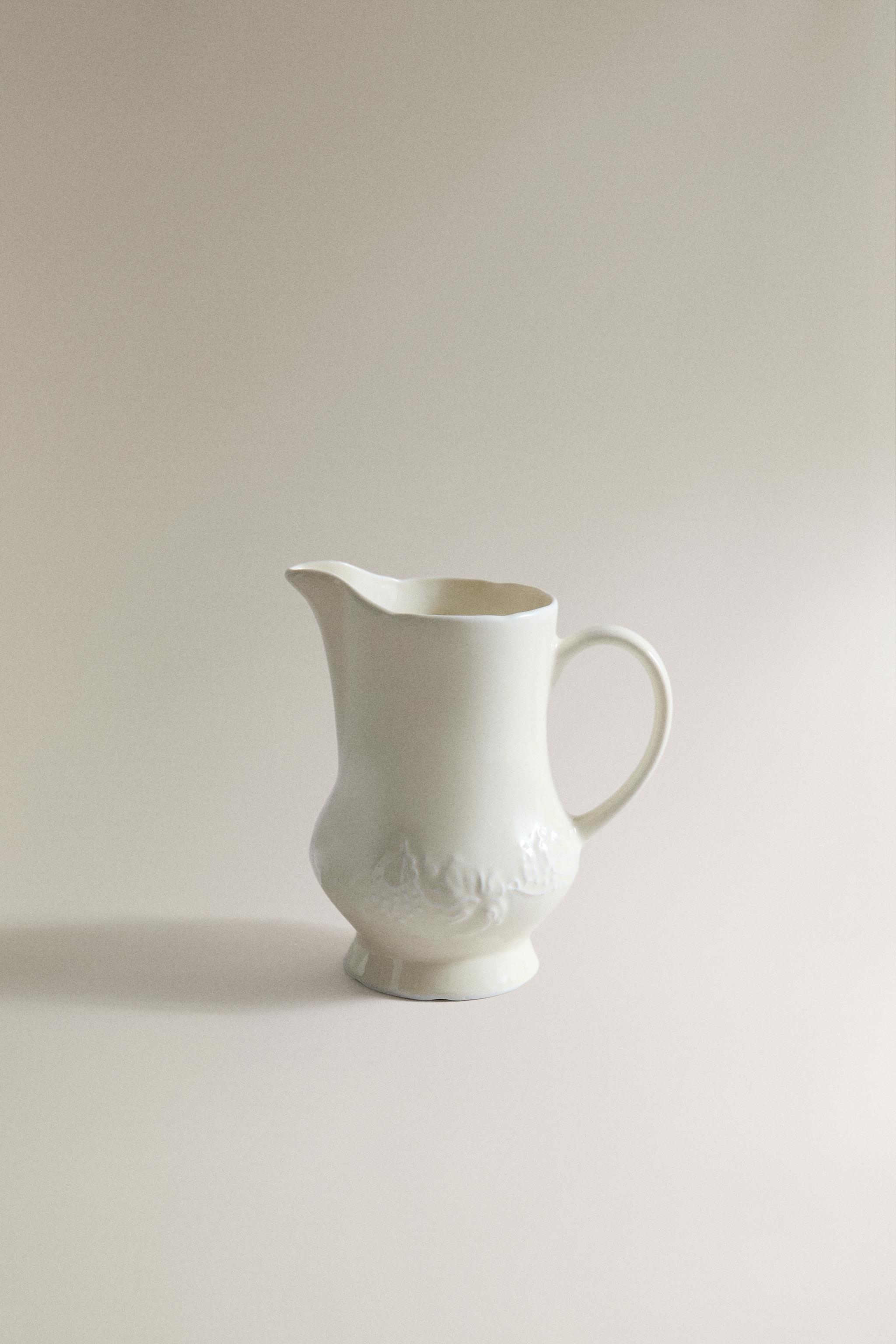 POT À LAIT PORCELAINE RAISINS